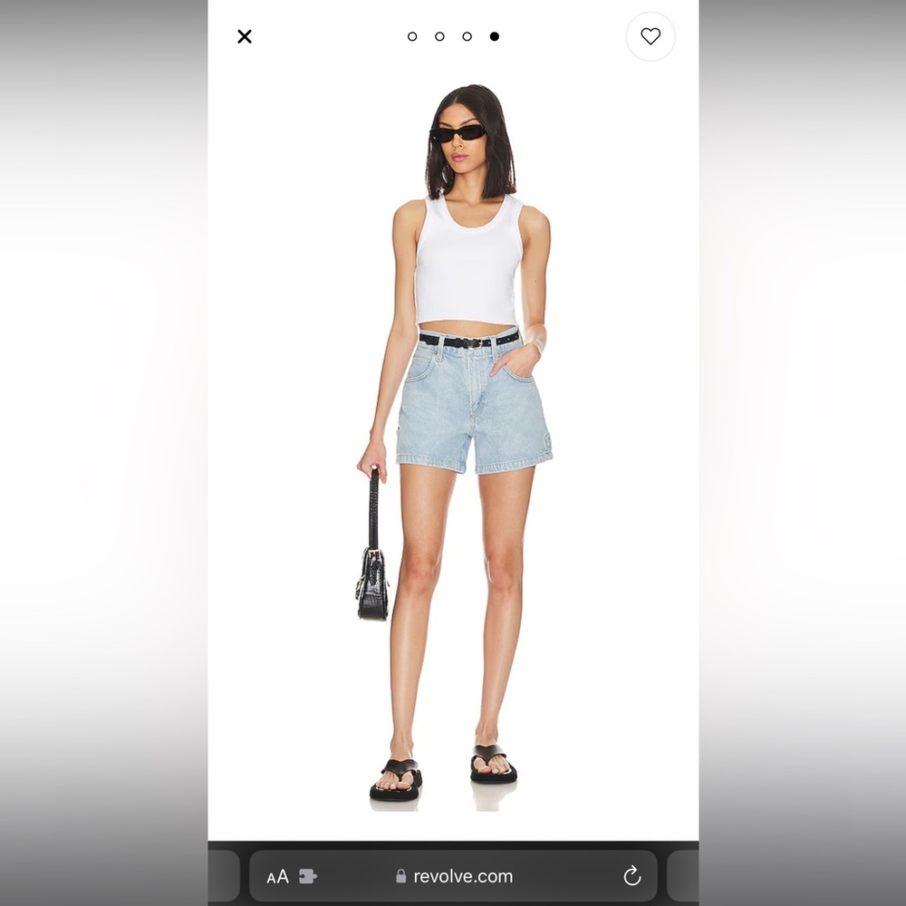 AGOLDE Magda denim shorts color/wash Energy

Carpenter style denim short